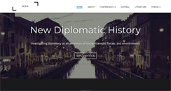 Desktop Screenshot of newdiplomatichistory.org