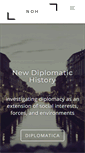 Mobile Screenshot of newdiplomatichistory.org